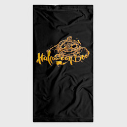 Бандана-труба Хэллоуин - Тыква в паутине, цвет: 3D-принт — фото 2