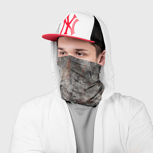 Бандана Абстракция - gray stone / 3D-принт – фото 2