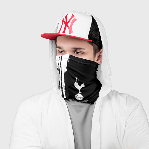 Бандана Tottenham Hotspur белые краски / 3D-принт – фото 2