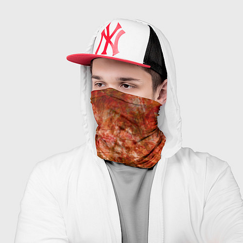 Бандана Абстракция - bright red / 3D-принт – фото 2