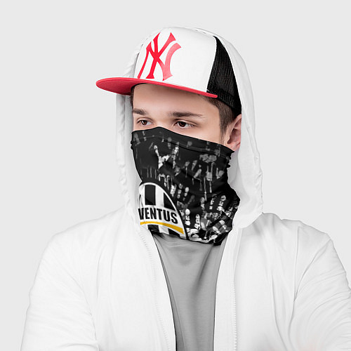 Бандана Ювентус текстура руки краски / 3D-принт – фото 2