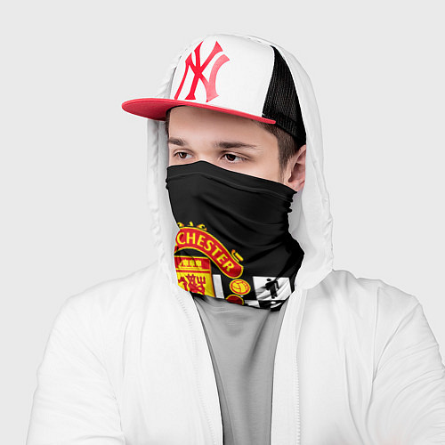 Бандана Манчестер Юнайтед люди паттерн / 3D-принт – фото 2