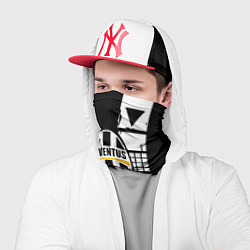 Бандана-труба Ювентус геометрия белая, цвет: 3D-принт — фото 2