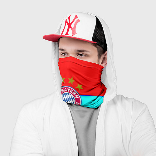 Бандана Бавария Мюнхен полосы линии / 3D-принт – фото 2