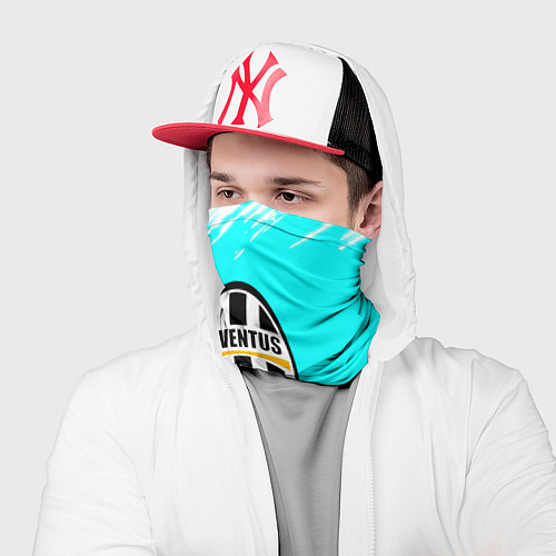 Бандана Ювентус краски штрихи текстура / 3D-принт – фото 2