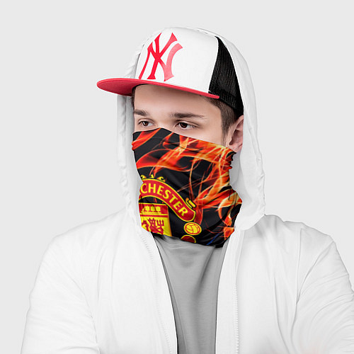 Бандана Манчестер Юнайтед огонь битва / 3D-принт – фото 2