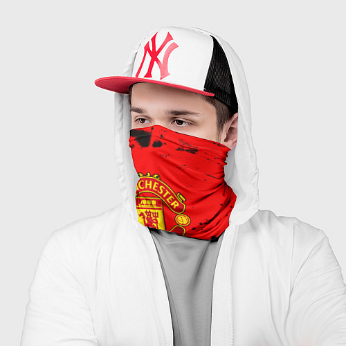 Бандана Манчестер Юнайтед краски брызги / 3D-принт – фото 2