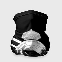 Бандана-труба Реал Мадрид полосы текстура линии, цвет: 3D-принт