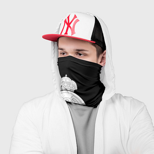 Бандана Реал Мадрид огонь белый / 3D-принт – фото 2