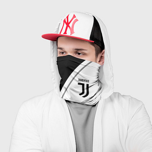 Бандана Ювентус геометрия полосы текстура / 3D-принт – фото 2