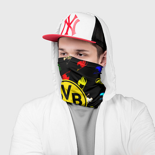 Бандана Borussia хвост феи неон / 3D-принт – фото 2