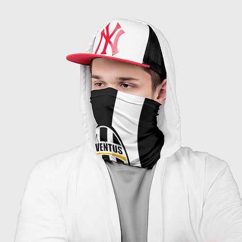 Бандана Ювентус полосы спорт линии / 3D-принт – фото 2