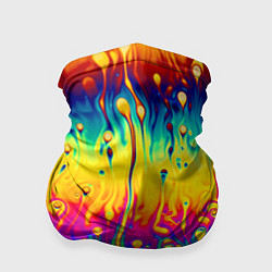 Бандана-труба Tie dye, цвет: 3D-принт