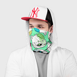 Бандана-труба Drop Dead: Kitty Heads, цвет: 3D-принт — фото 2