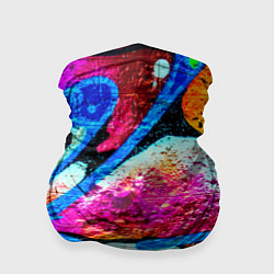 Бандана-труба Граффити, цвет: 3D-принт