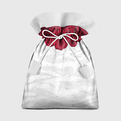 Мешок для подарков Roses White, цвет: 3D-принт