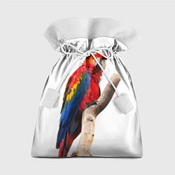 Мешок для подарков Яркий попугай, цвет: 3D-принт