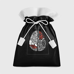 Мешок для подарков Twenty one pilots: brain, цвет: 3D-принт