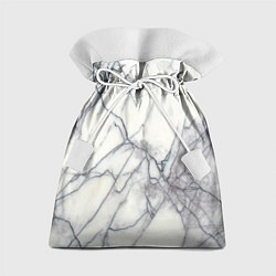 Мешок для подарков Белый мрамор, цвет: 3D-принт