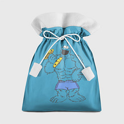 Мешок для подарков Коржик качок, цвет: 3D-принт