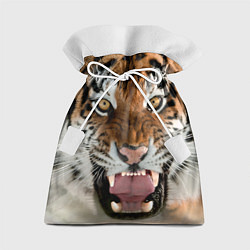 Мешок для подарков Свирепый тигр, цвет: 3D-принт