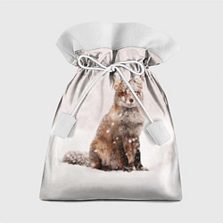 Мешок для подарков Снежная лисица, цвет: 3D-принт