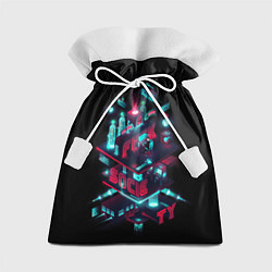Мешок для подарков Mr Robot City, цвет: 3D-принт