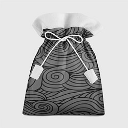 Подарочный мешок Gray pattern