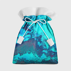 Мешок для подарков Лазурные текстуры, цвет: 3D-принт