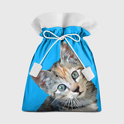 Мешок для подарков Котик, цвет: 3D-принт