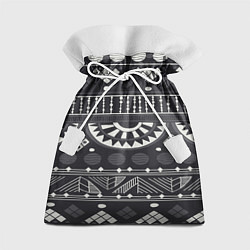 Мешок для подарков Black&White africa, цвет: 3D-принт