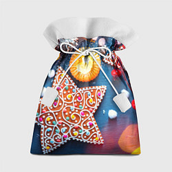 Мешок для подарков Новогодняя фантазия, цвет: 3D-принт