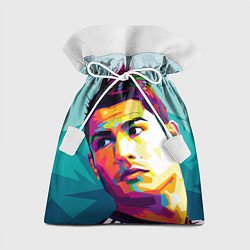 Мешок для подарков Cristiano Ronaldo Art, цвет: 3D-принт