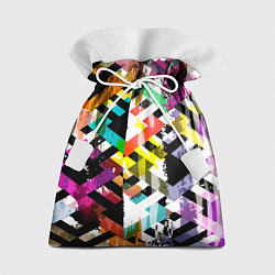 Мешок для подарков Геометрия в красках, цвет: 3D-принт