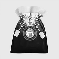 Мешок для подарков FC Inter: Black Style, цвет: 3D-принт