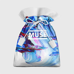 Мешок для подарков MUSE: Blue Colours, цвет: 3D-принт