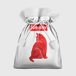 Мешок для подарков Summer Cat, цвет: 3D-принт