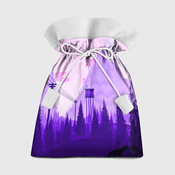 Мешок для подарков Firewatch: Violet Wood, цвет: 3D-принт