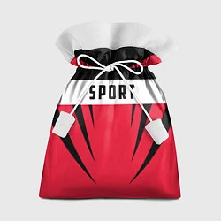 Мешок для подарков Sport: Red Style, цвет: 3D-принт