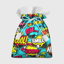 Мешок для подарков Кислотный поп-арт, цвет: 3D-принт