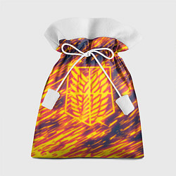 Мешок для подарков Атака на титанов: огненный спад, цвет: 3D-принт