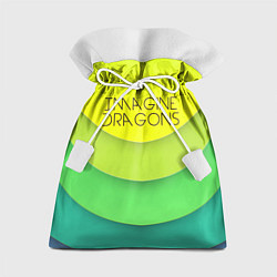 Мешок для подарков Imagine Dragons: Lime Colour, цвет: 3D-принт