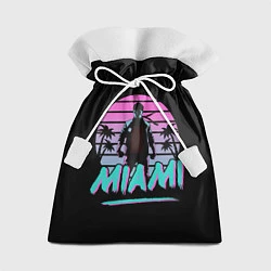 Мешок для подарков Майами, цвет: 3D-принт