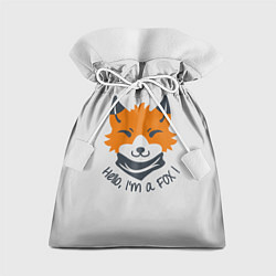 Мешок для подарков Hello Fox, цвет: 3D-принт