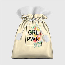 Мешок для подарков GRL PWR, цвет: 3D-принт