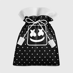 Мешок для подарков Marshmelo Black, цвет: 3D-принт