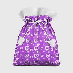 Мешок для подарков Twitch: Violet Pattern, цвет: 3D-принт