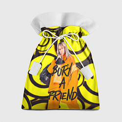 Мешок для подарков Billie Eilish: Bury a Friend, цвет: 3D-принт