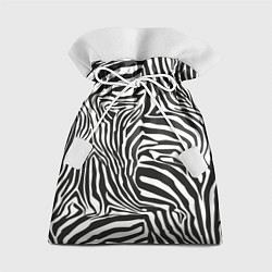 Мешок для подарков Полосы шкура зебры, цвет: 3D-принт