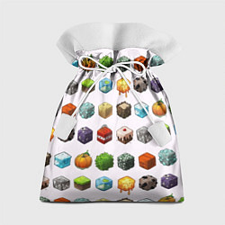 Мешок для подарков Minecraft Cubes, цвет: 3D-принт